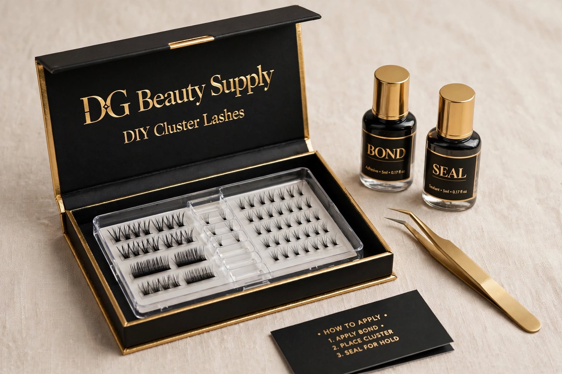 DG DIY Cluster Lash Extension Kit - 7 Day Lashes At Home